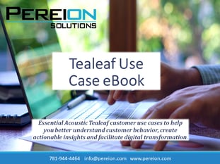 Pereion Acoustic Tealeaf Use Case eBook Final